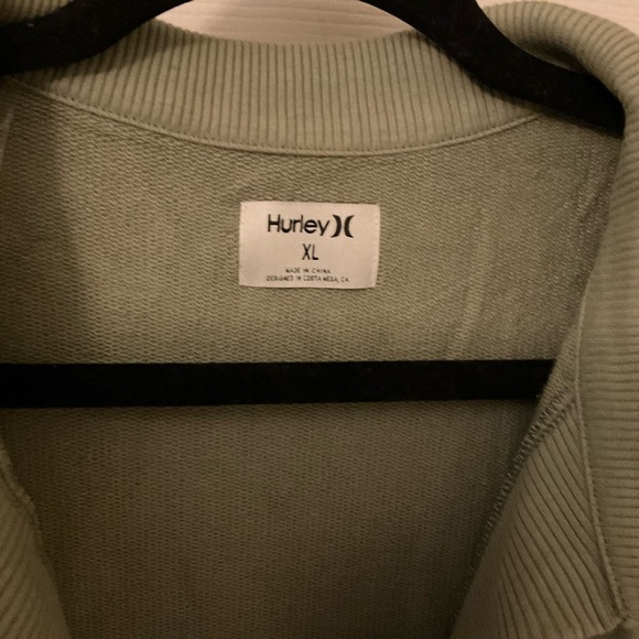 Hurley Women's Size xLarge Easy Oversized Pullover Sweater in Oil Green NWT - Picture 5 of 10
